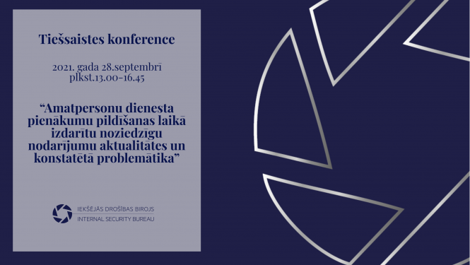 Attēls ar informāciju par konferenci
