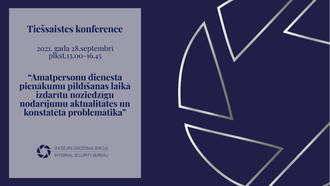 Attēls ar informāciju par konferenci