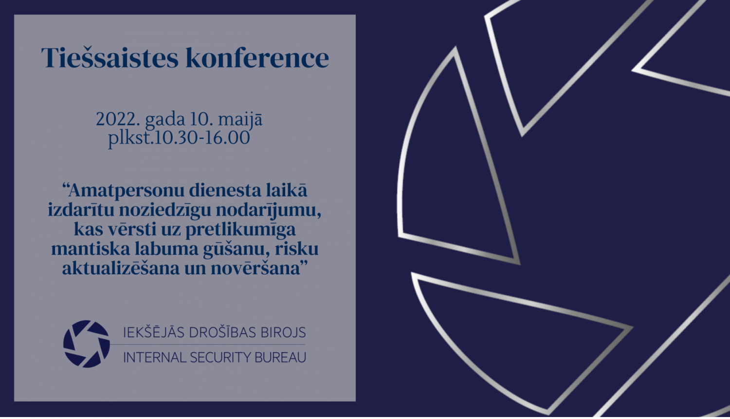 Informācija par Konferenci - nosaukums, IDB logo